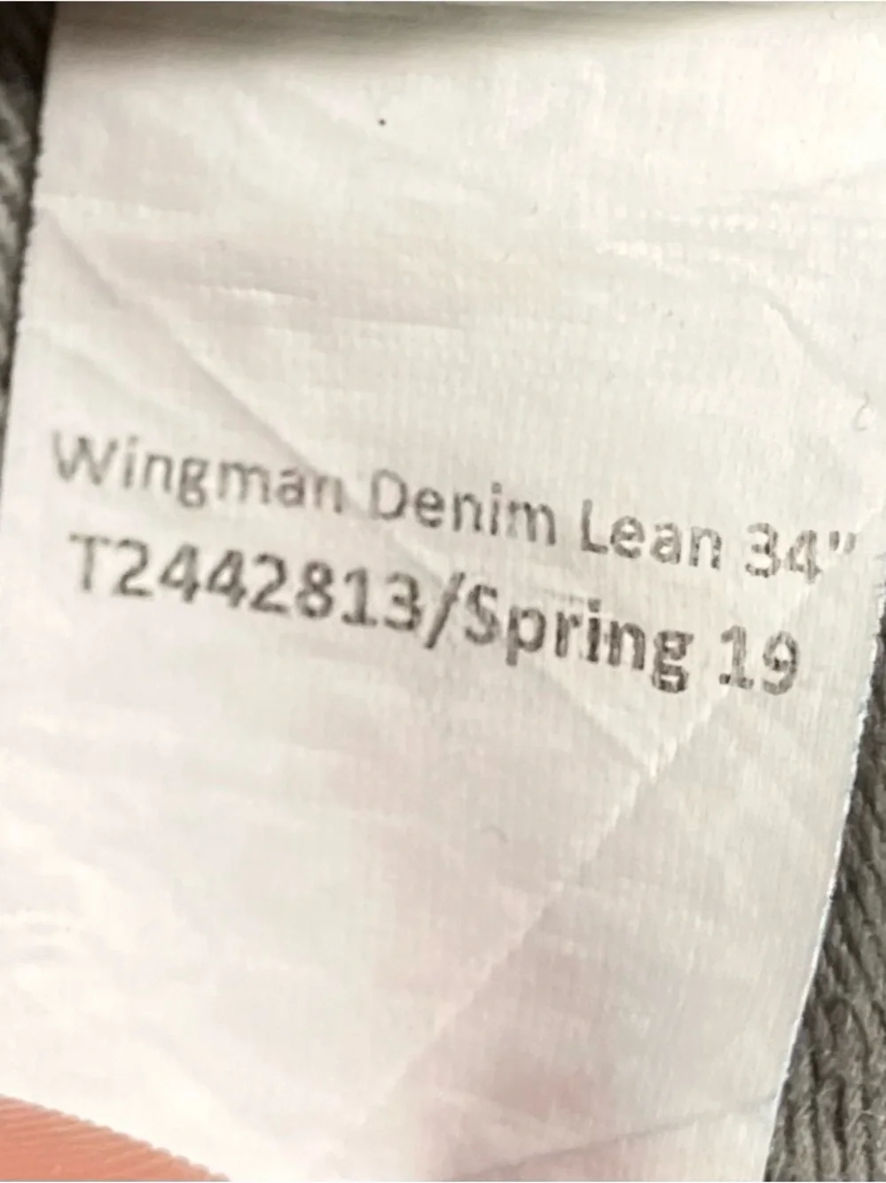 Toad & Co. Wingman Denim Jeans Lean Fit Pants Men’s Size 33x34 Dark Blue